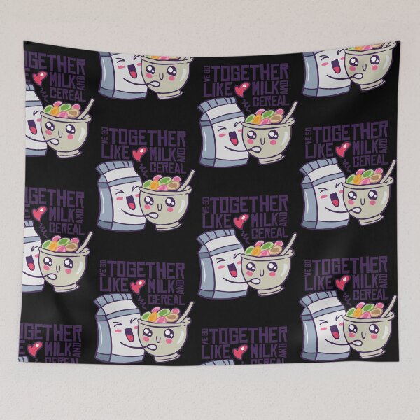 Item preview, milk and cereal love quote  designed and sold by pirminio.