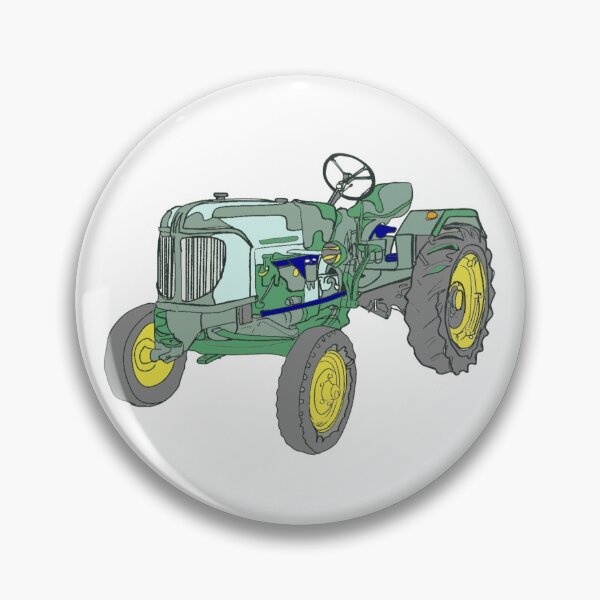 Item preview, Green Vintage Tractor designed and sold by Blertz.