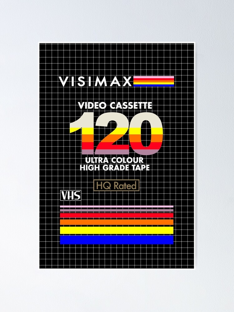 "Blank VHS Cover" Poster by Baskervillain Redbubble