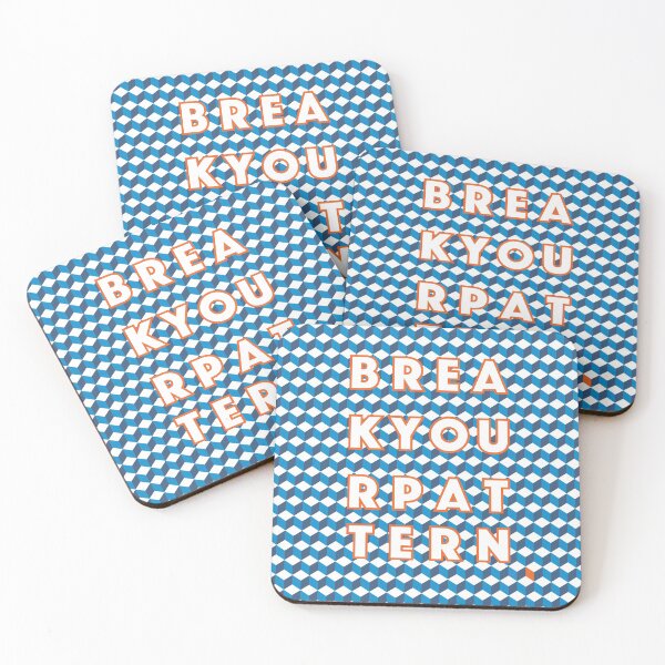Item preview, Break Your Pattern Geometric Design designed and sold by StupidHeadArt.