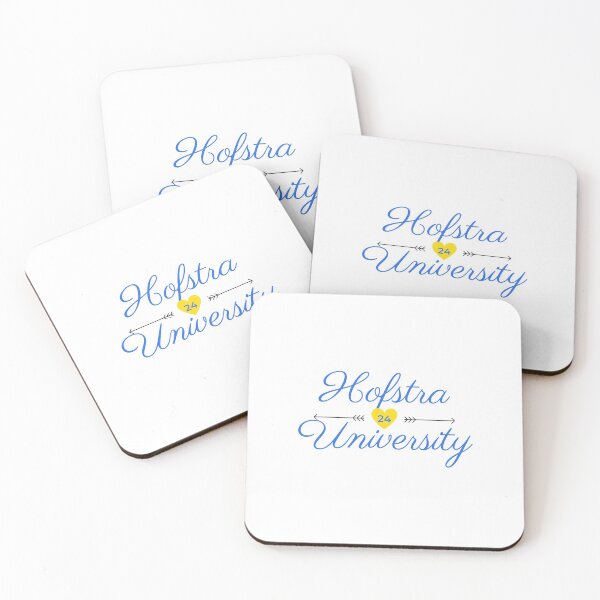 Item preview, Hofstra Script Sticker designed and sold by customsbykate.
