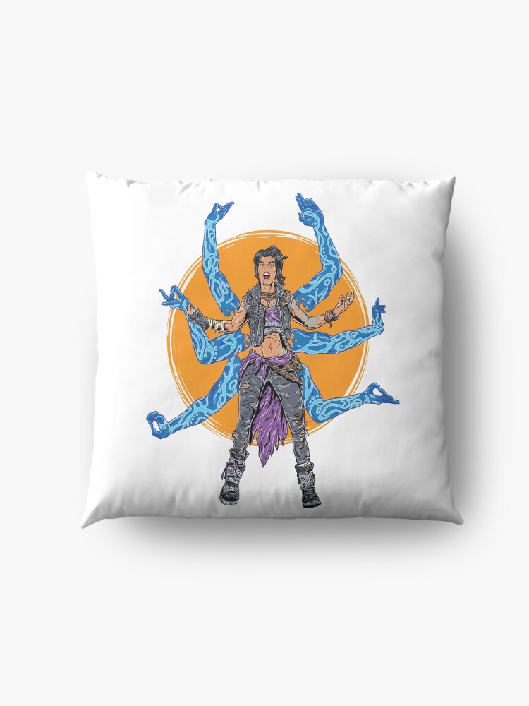 Alternate view of Amara The Siren Borderlands 3 The Tiger of Partali Floor Pillow