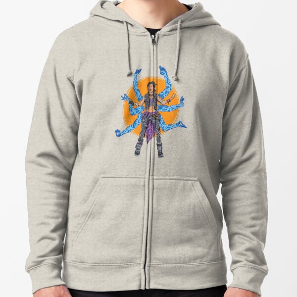 Amara The Siren Borderlands 3 The Tiger of Partali Zipped Hoodie