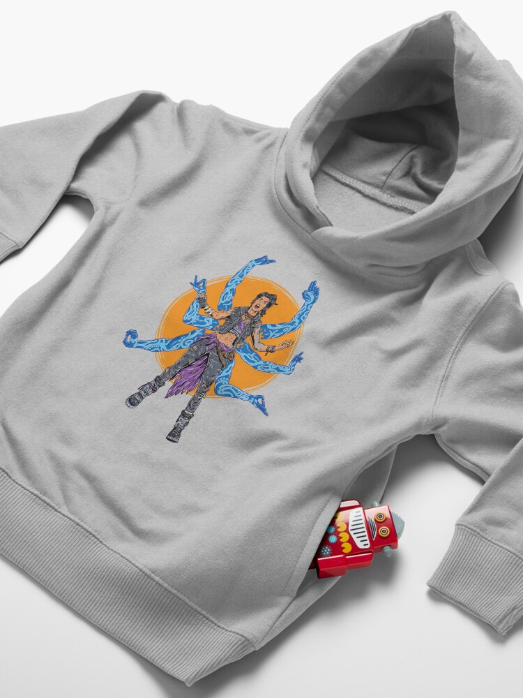 Alternate view of Amara The Siren Borderlands 3 The Tiger of Partali Toddler Pullover Hoodie