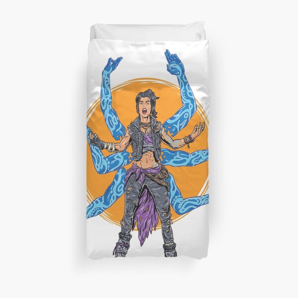 Amara The Siren Borderlands 3 The Tiger of Partali Duvet Cover