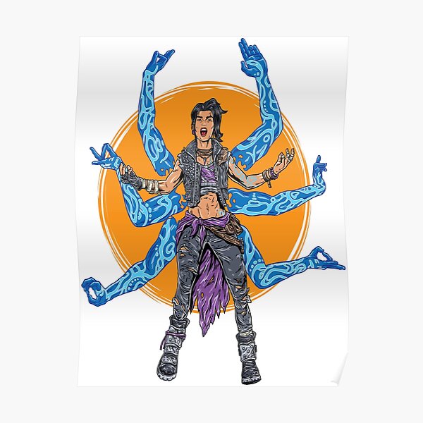 Amara The Siren Borderlands 3 The Tiger of Partali Poster