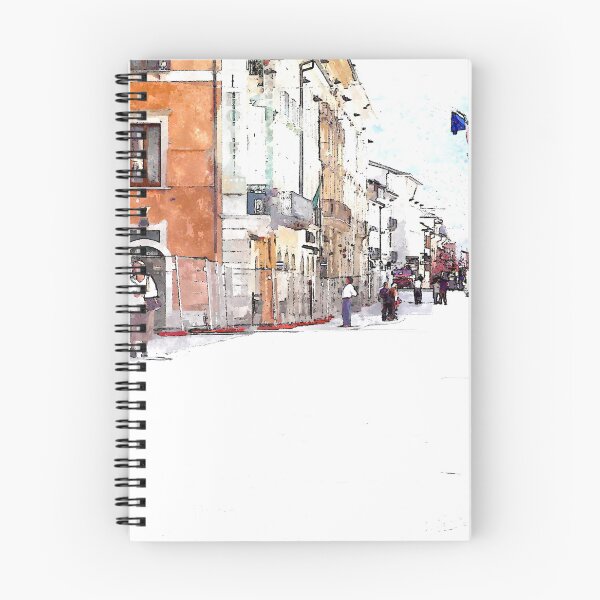 Item preview, L'Aquila: street with people designed and sold by Giuseppe Cocco.