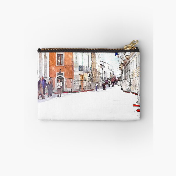 Item preview, L'Aquila: street with people designed and sold by Giuseppe Cocco.
