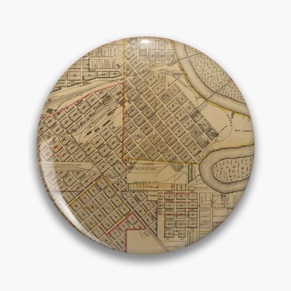 Item preview, Vintage Map of Beaumont TX (1902) designed and sold by BravuraMedia.