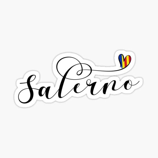 Item preview, Salerno Heart With Flag, I Love Salerno, Italy designed and sold by Celticana.