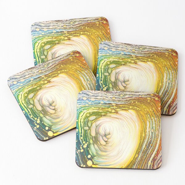 Item preview, Cloud Bloom Acrylic Pour Painting  designed and sold by Ashley Branstetter.