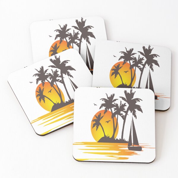 Item preview, palm summer beach designed and sold by Thecitiesstore.