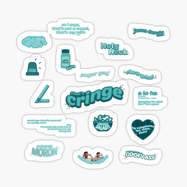 that's cringe pack (Cody & Noel) Sticker
