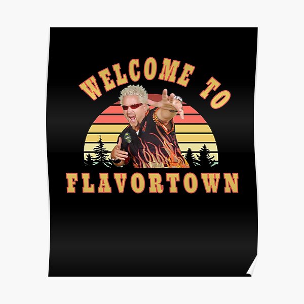 New Guy Fieri Fans Flavortown Poster