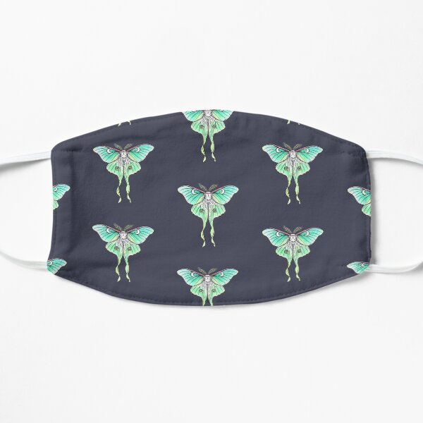 Moth of the Blue Moon | Luna Moth Art Mask