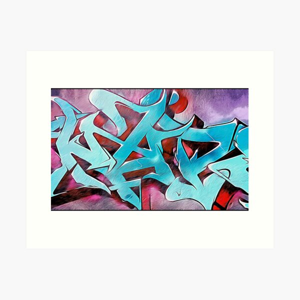Artikel-Vorschau von rosa und hellblaue Straßenkunst, designt und verkauft von brugolavr.