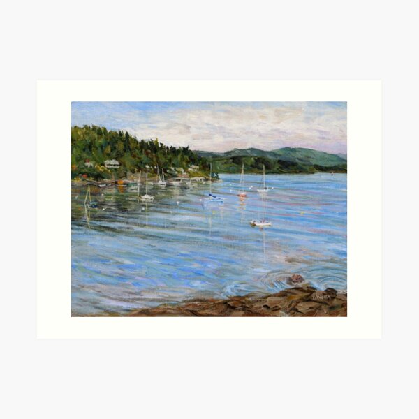 Village Bay Morning Art Print