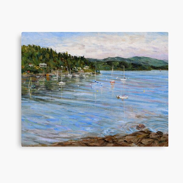 Village Bay Morning Canvas Print