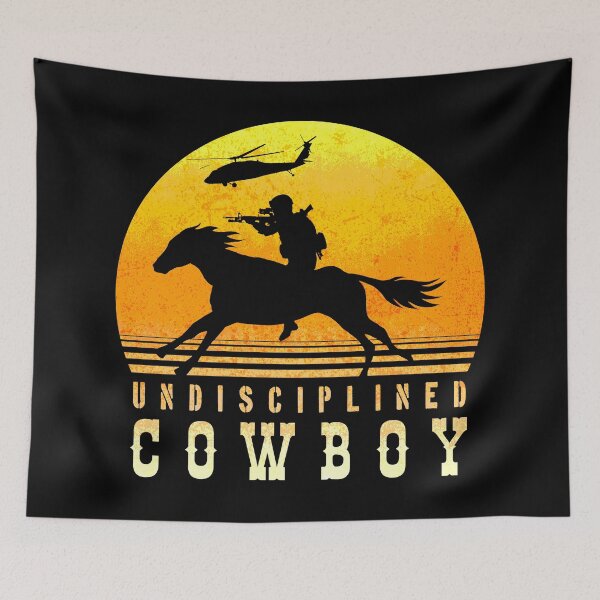 Item preview, Undisciplined Cowboy - Front Towards Enemy version designed and sold by CCCDesign.