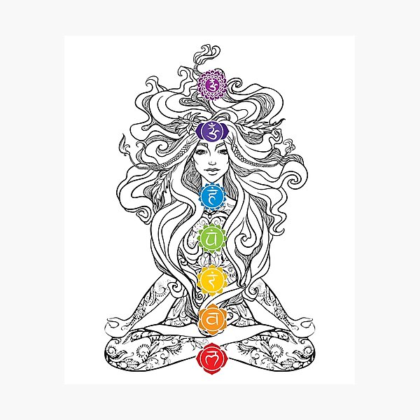 Item preview, Chakra Goddess - So Aligned designed and sold by NirvanaxStudio.