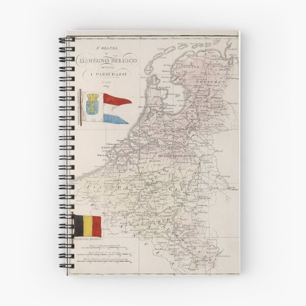 Item preview, Vintage Map of Belgium and Holland (1839) designed and sold by BravuraMedia.
