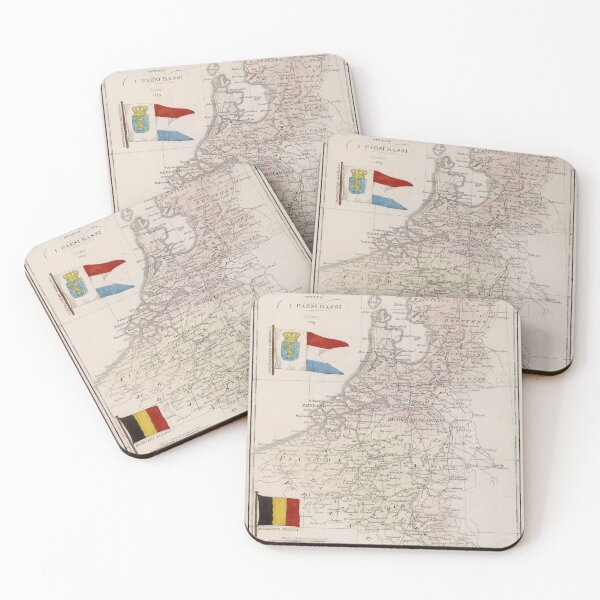 Item preview, Vintage Map of Belgium and Holland (1839) designed and sold by BravuraMedia.