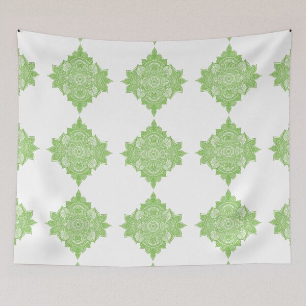 Item preview, GREEN MANDALA PRINT designed and sold by maryumfahim.