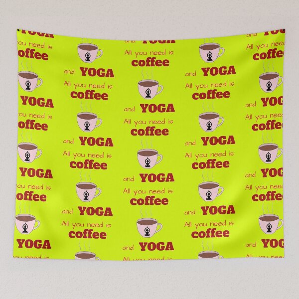 Item preview, All you need you is coffee and yoga designed and sold by Sujitmone.