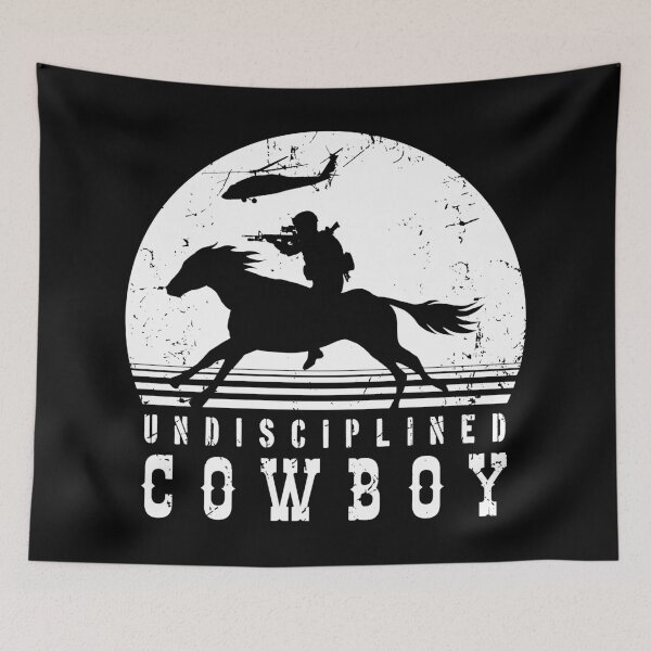 Item preview, Undisciplined Cowboy - Front Towards Enemy alternate designed and sold by CCCDesign.