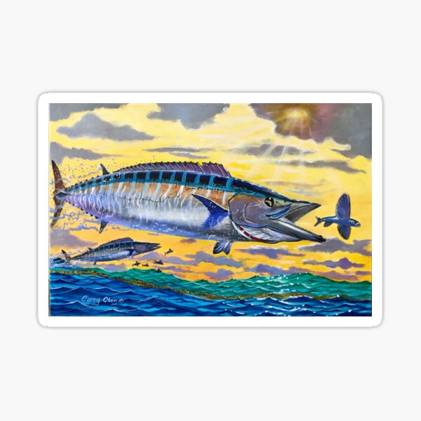 Vista previa del artículo con la obra «amanecer de wahoo», diseñado y vendido por Carey Chen.