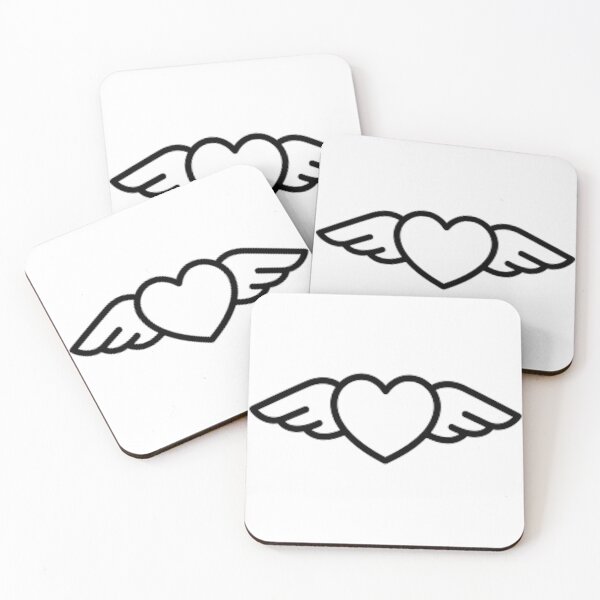 Item preview, U2 Inspired Heart With Wings designed and sold by suzieU2.