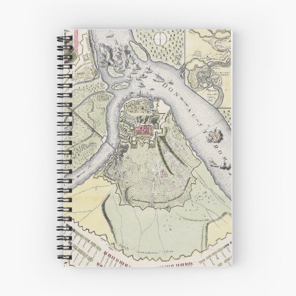 Item preview, Vintage Siege of Belgrade Serbia Map (1717) designed and sold by BravuraMedia.