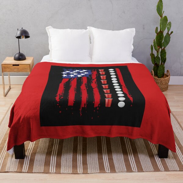 Item preview, Beer Pong Drinking Game American Flag designed and sold by Raymondmarkham.