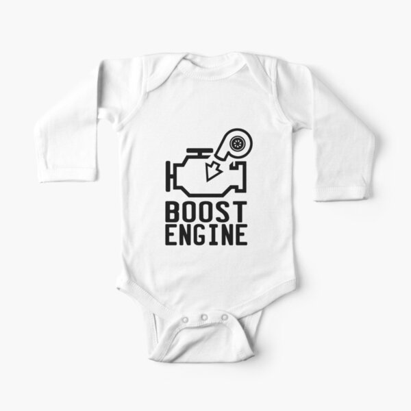Marsherun Baby Toddler Engine Light Funny JDM Car Long Sleeve Bodysuit One-Piece Playsuits 