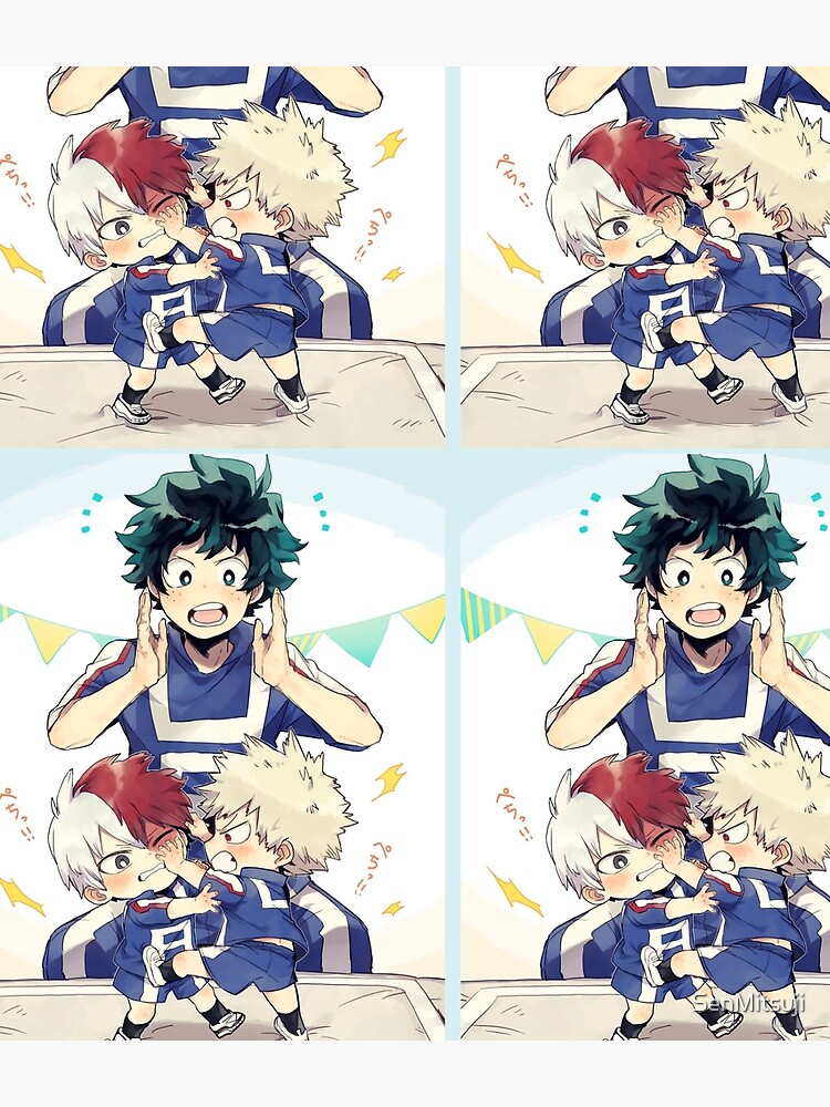Todoroki vs Bakugo by SenMitsuji