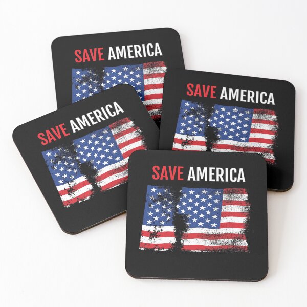 Item preview, Save America American flag 4 th July Gift designed and sold by BlueDot Bubble.