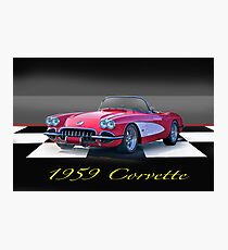 1959 Corvette Roadster Photographic Print