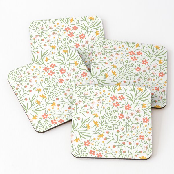 Item preview, Tropical Floral Background Patterns designed and sold by ItsNikkiArts.