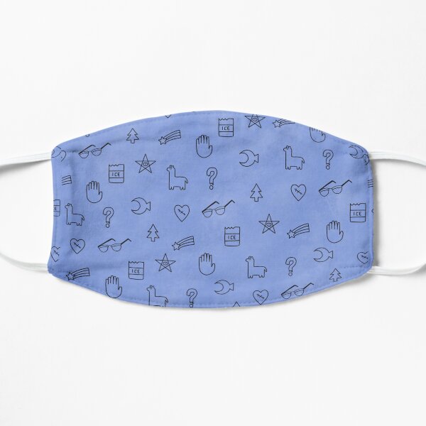 gravity falls pattern Flat Mask