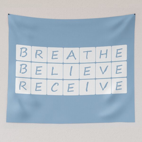Item preview, Breathe Believe Receive designed and sold by BlueZenStudio.