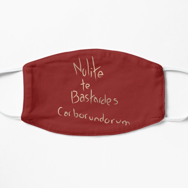 Nolite Te Bastardes Carborundorum - carving Mask