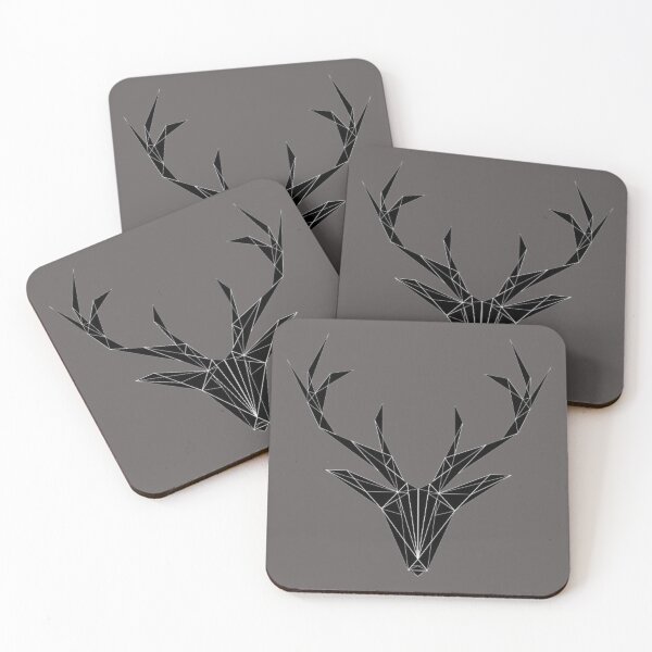 Item preview, geometric deer art designed and sold by hajar1405.