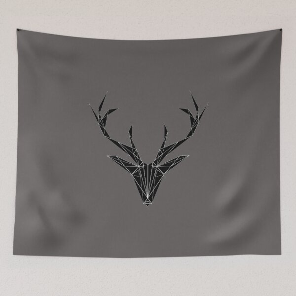 Item preview, geometric deer art designed and sold by hajar1405.