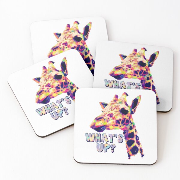 Item preview, Funny Giraffe Whats Up designed and sold by Give Me that Pencil.