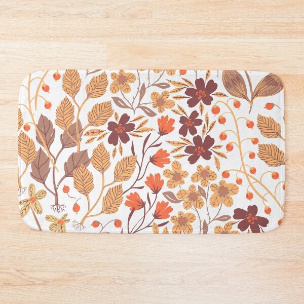 Item preview, Autumn Floral Background Patterns designed and sold by ItsNikkiArts.
