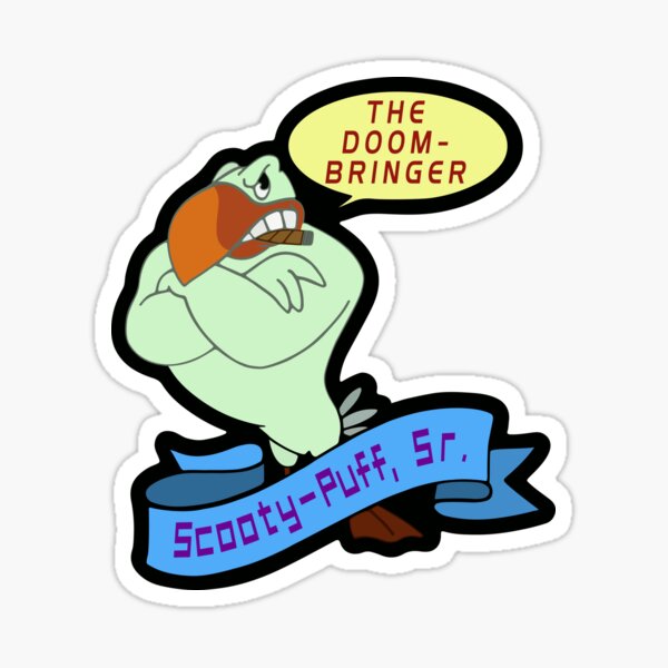 SCOOTY PUFF SENIOR Sticker