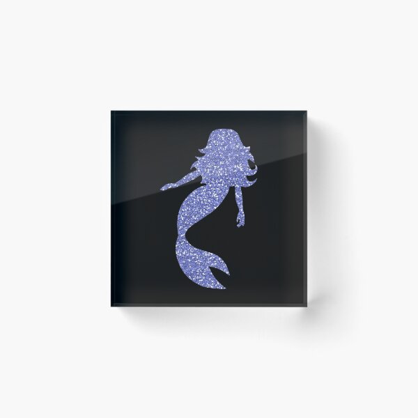 Item preview, Glitter Mermaid in Blue designed and sold by WisdomInspired.