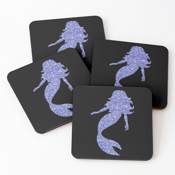 Item preview, Glitter Mermaid in Blue designed and sold by WisdomInspired.
