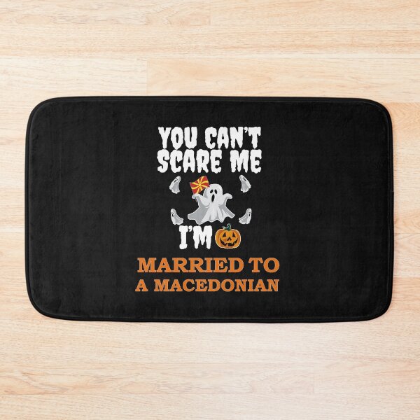 Item preview, Can't scare me I'm Married to a Macedonian Halloween Macedonia (1) designed and sold by losttribe.