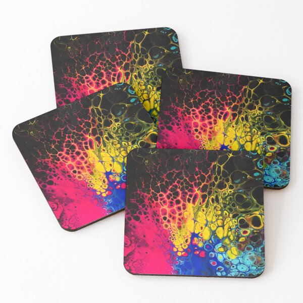 Item preview, Fireworks Acrylic Pour Painting  designed and sold by Ashley Branstetter.